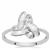 Diamonds Ring in Sterling Silver 0.26ct