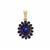 Thai Sapphire Pendant in 9K Gold 3.45cts (F)
