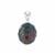Ceylon Bi-Colour Sapphire Pendant in Sterling Silver 17cts