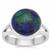 Azure Malachite Ring in Sterling Silver 6.08cts