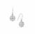 Aquamarine Earrings in Sterling Silver 2.20cts