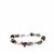 Kaori Freshwater Cultured Pearl Bracelet with Rainbow Fluorite in Sterling Silver 