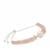 Morganite Slider Bracelet with Freshwater Cultured Pearl in Sterling Silver (9 to 10mm)