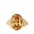 Australian Zircon Ring with Diamond in 18K Gold 10.95cts