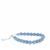 Blue Angelite Slider Bracelet  in Sterling Silver 93cts