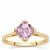 AAA Pink Kunzite Ring in 9K Gold 1.80cts