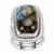 Canadian Labradorite Ring in Sterling Silver 15cts