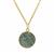 Fuchsite Drusy Necklace in Gold Plated Sterling Silver 9.35cts