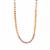 Fancy Ombre Cultured Pearl Sterling Silver Necklace (8.50 x 8mm)