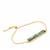 Paua Slider Bracelet In Gold Tone Sterling Silver