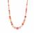 Multi-Colour Agate Graduated Necklace in Sterling Silver 198.30cts