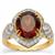 Umbalite Ring with Diamonds in 18K Gold  7.91cts