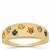 Multi Sapphire Ring in 9K Gold 0.30ct