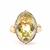 Sillimanite Ring with Diamond in 18K Gold 10.85cts