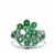 Ethiopian Emerald Ring in Sterling Silver 1.78cts