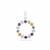 'Circle of Life' Collector's Gemstone Sterling Silver Pendant ATGW 1.90cts