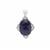 Thai Sapphire Pendant in Sterling Silver 17.75cts (F)