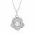 Kaori Cultured Pearl Pendant Necklace in Sterling Silver (5mm)