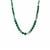 Type A Dulong Jadeite Necklace with White Topaz in Gold Tone Sterling Silver 216.21cts 