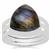 Purple Labradorite Ring in Sterling Silver 6.50cts