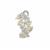 Serenite Pendant with White Zircon in Sterling Silver 1.65cts