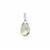 Prasiolite Pendant in Sterling Silver 4.17cts