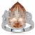 Araçuaí Topaz Ring with White Zircon in Sterling Silver 13.45cts
