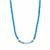 Blue Chalcedony Necklace in Gold Tone Sterling Silver 105cts