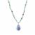 Rainbow Fluorite Necklace in Sterling Silver 311.42cts 