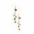 Multi Gemstone Earrings in  Gold Tone  Sterling Silver 23.25cts