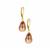 Baroque Cultured Pearl Earrings in Gold Tone Sterling Silver (14x10mm)