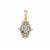 Santa Maria Aquamarine Pendant with Kaori Cultured Pearl in 9K Gold
