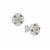 Diamond Earrings in Sterling Silver 0.33ct