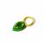 Molte Chrome Diopside and Verde Enamel Gold Plated Charm 0.20cts