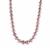 Naturally Lavender Edison Cultured Pearl Necklace in Rhodium Plated Sterling Silver (11 to 14mm)