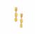 Ethiopian Dark Opal Earrings in 9K Gold 1.95cts