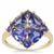 AA Tanzanite Ring in 9K Gold 3.50cts