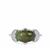 Minas Velha Emerald Ring in Sterling Silver 3.78cts