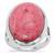 Thulite Ring in Sterling Silver 14cts