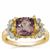Burmese Spinel Ring with Diamonds in 18K Gold 3.20cts