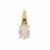 Natural Moonstone Pendant with Multi-Colour Sapphire in 9K Gold 1.05cts