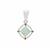 Gem-Jelly™ Aquaprase™ Pendant with Champagne Diamond in Sterling Silver 1.10cts