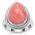 Pink Lady Opal Ring in Sterling Silver 4.74cts