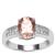 Galileia Topaz Ring with White Topaz in Sterling Silver 2.30cts