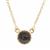 Pietersite Necklace in Gold Plated Sterling Silver 4cts