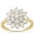 Diamonds Ring in 9K Gold 1.45cts