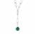 Malachite Necklace in Sterling Silver 19.60cts