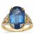 Kyanite Ring with Diamonds in 18K Gold 10.58cts