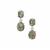 Rainforest Jasper Earrings in Sterling Silver 12cts