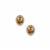 Kaduna Canary Earrings with Kaduna White Zircon in 9K Gold 3.20cts